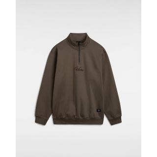 Scripted Loose Fleece QZIP