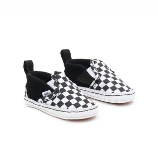 INFANT CHECKER SLIP-ON VELCRO CRIB SHOES (0-1 YEAR)