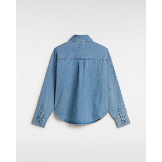 Antica Boxy Denim LS Shirt Hover