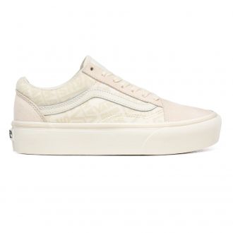 platform vans tan