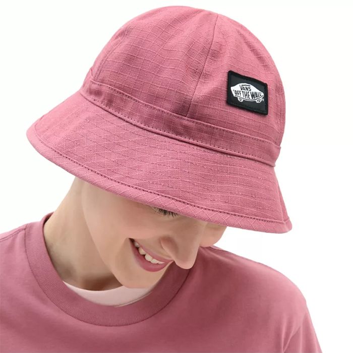 pink vans bucket hat