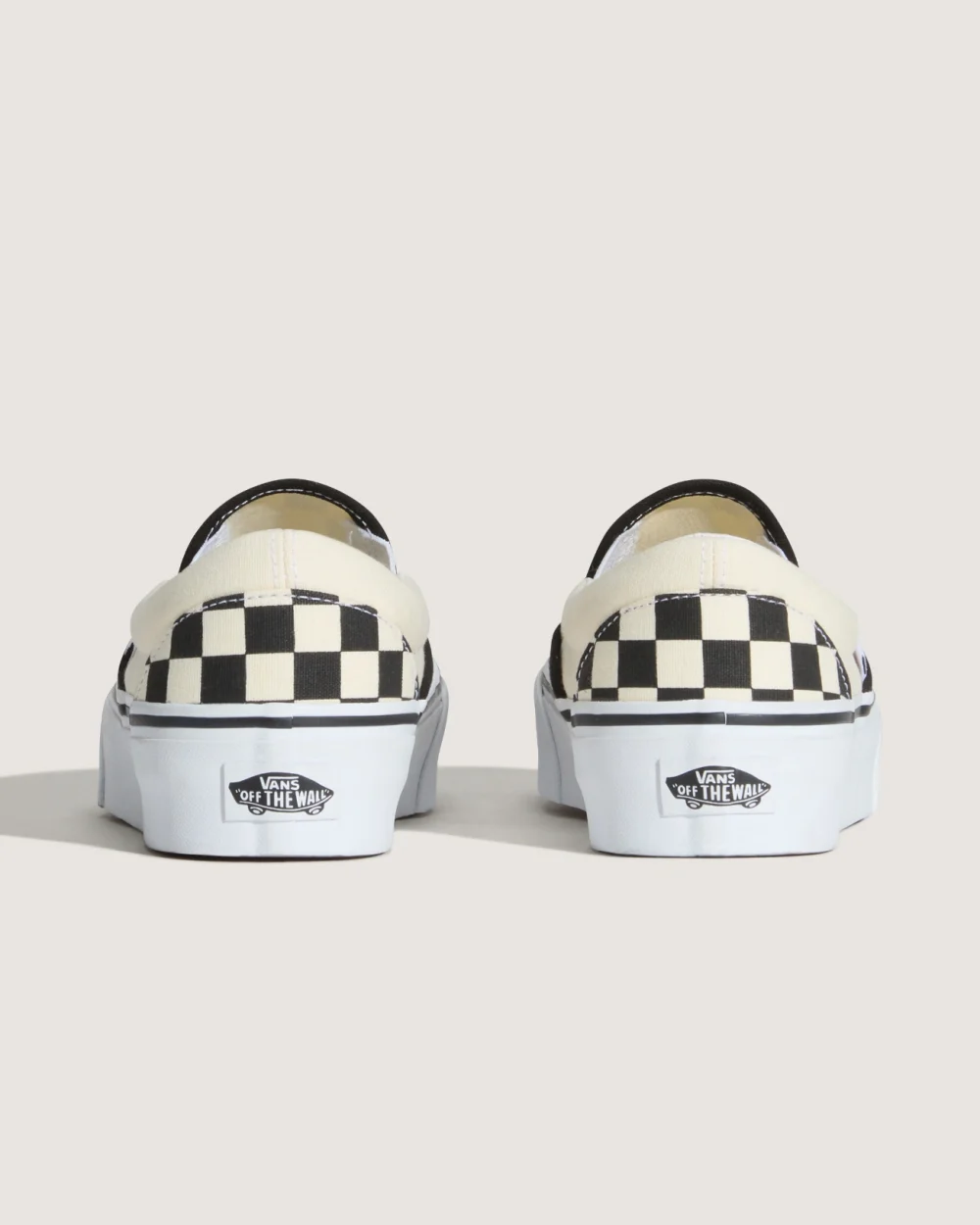 VANS - נעלי פלטפורמה Slip-On Platform – V0018EBWW – blkwhtchckerboard-wht – 3