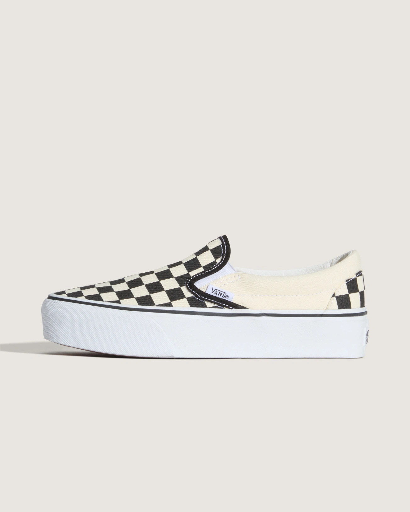 VANS - נעלי פלטפורמה Slip-On Platform – V0018EBWW – blkwhtchckerboard-wht – 1