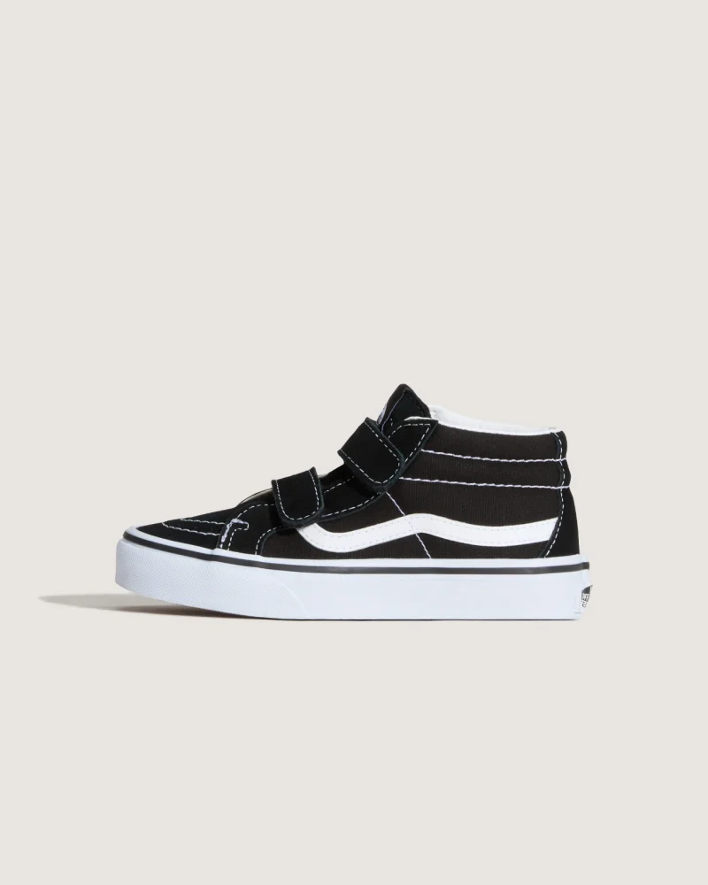 VANS - סניקרס ילדים Sk8-Mid – V18T6BT – black-true-white – 1