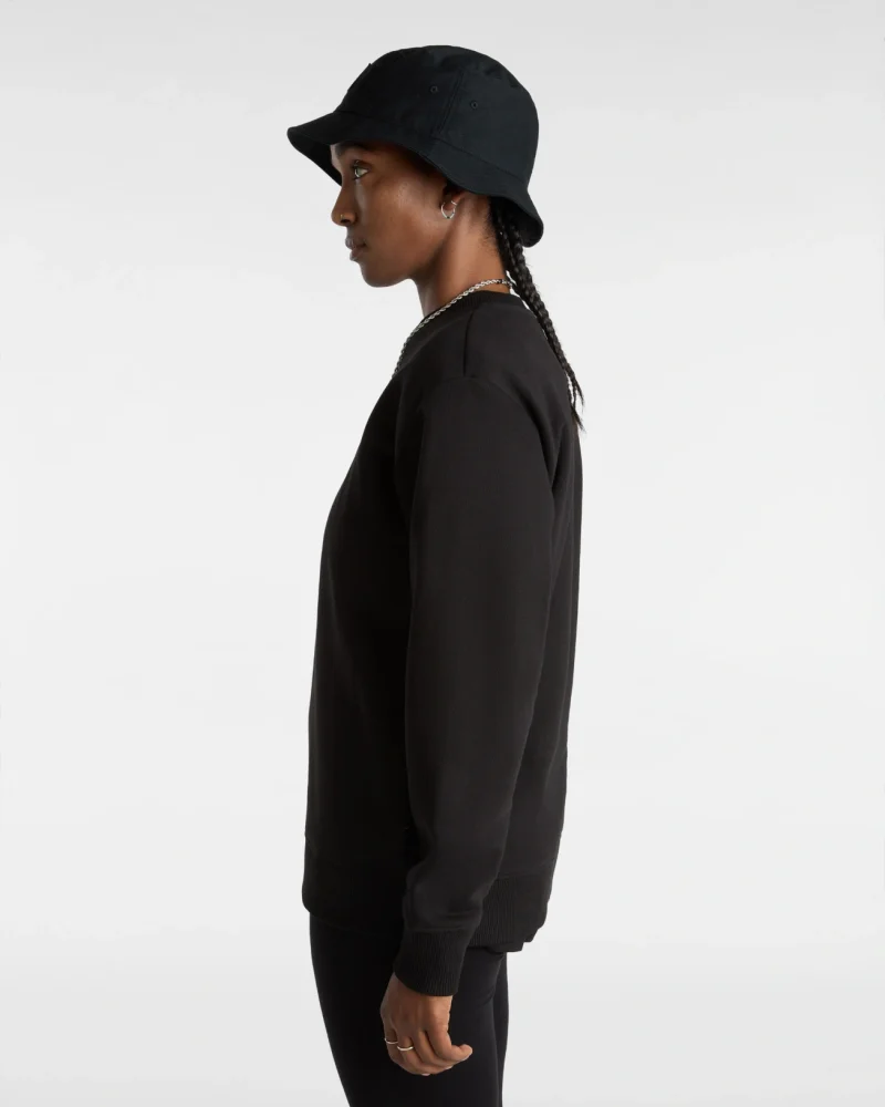 VANS - סווטשירט Flying V Bff Crew – V0046XBLK – black – 3