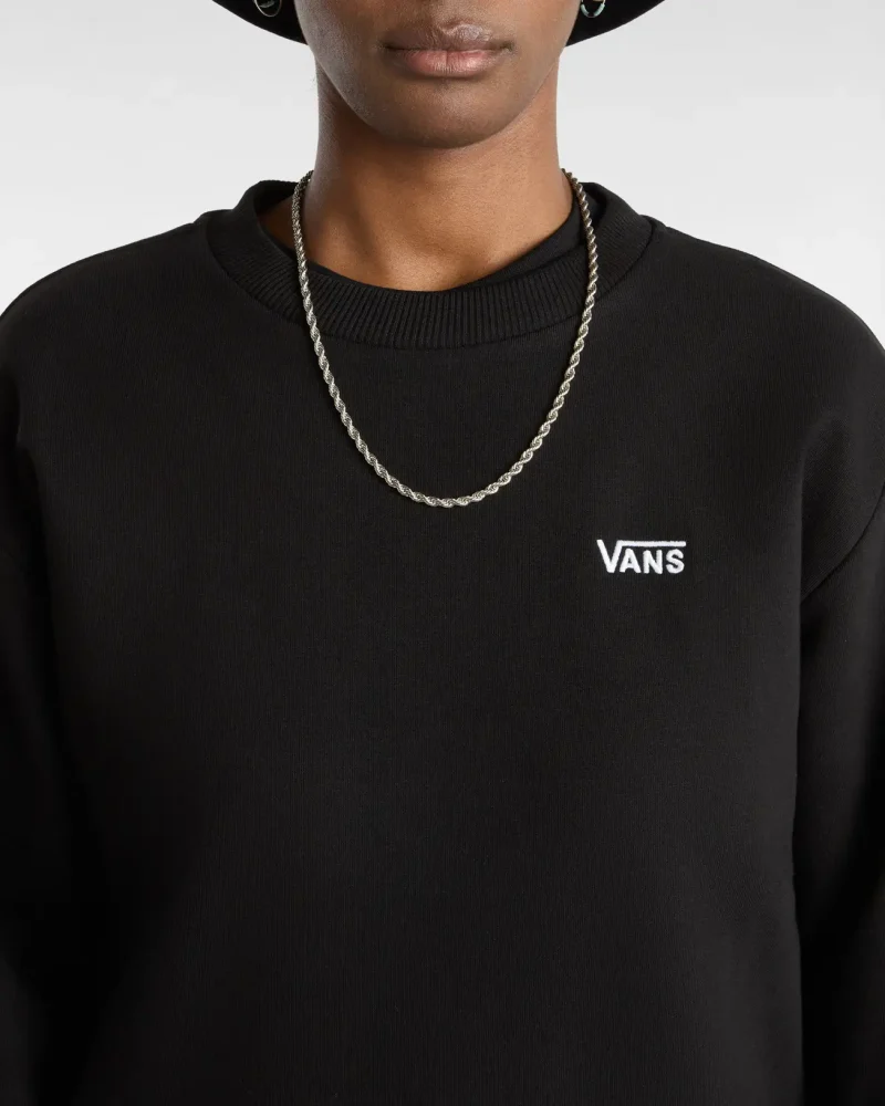VANS - סווטשירט Flying V Bff Crew – V0046XBLK – black – 4
