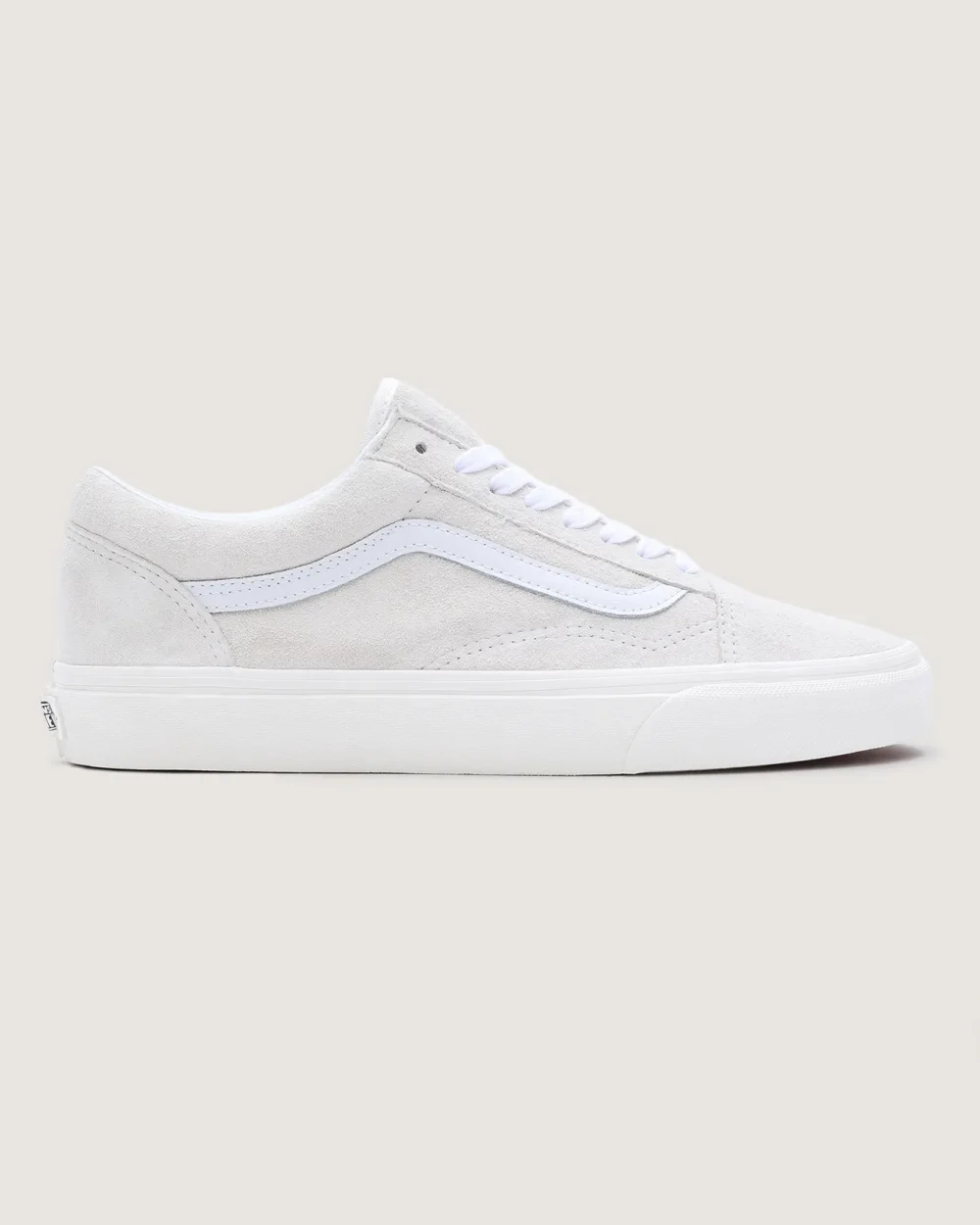 VANS - נעלי סניקרס Old Skool – V005UFJVY – pig-suede-blanc-de-blanc – 3