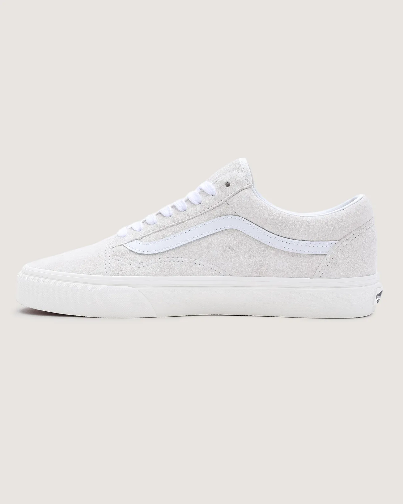 VANS - נעלי סניקרס Old Skool – V005UFJVY – pig-suede-blanc-de-blanc – 1
