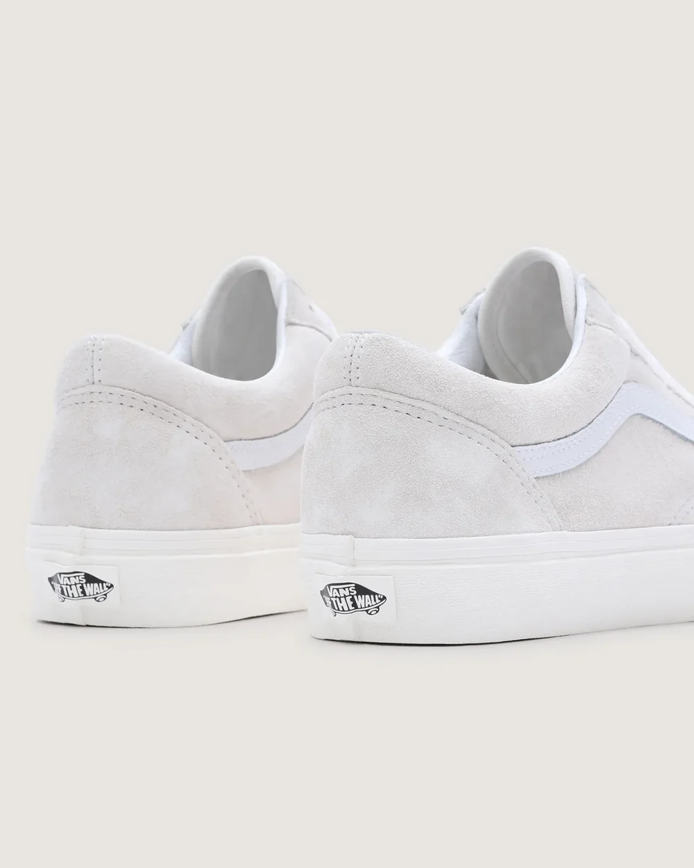 VANS - נעלי סניקרס Old Skool – V005UFJVY – pig-suede-blanc-de-blanc – 6