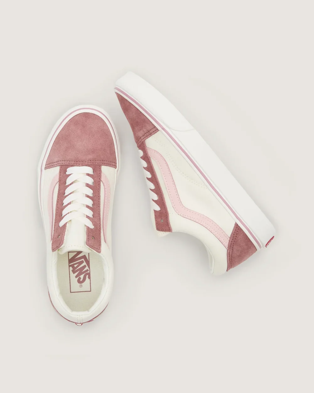 VANS - נעלי סניקרס Old Skool – V005UFPNK – multi-block-pink – 1
