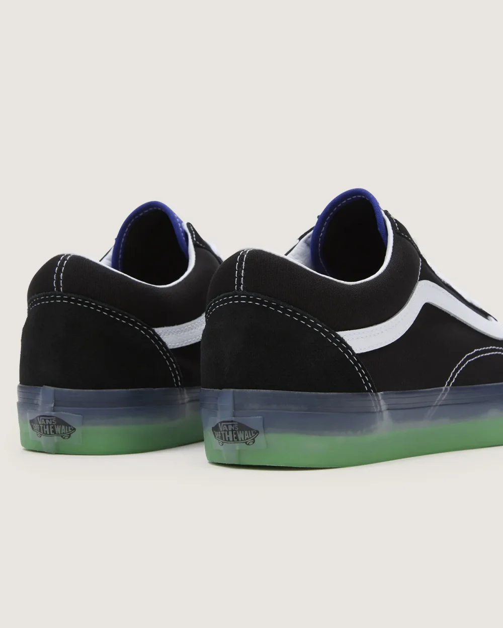 VANS - נעלי סניקרס Old Skool – V005UFY61 – translucent-black-blue – 4