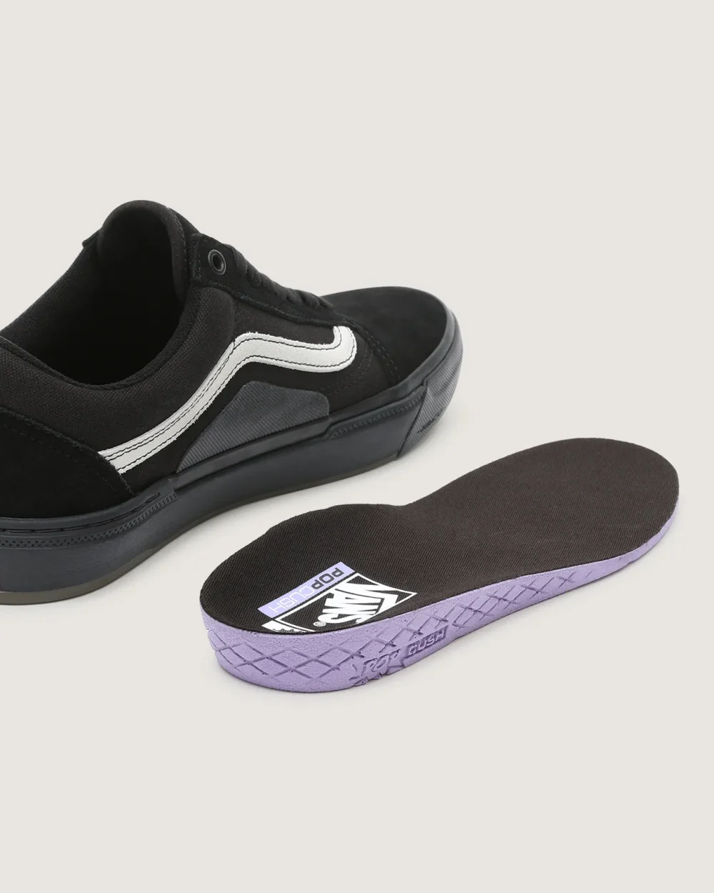 VANS - נעלי סקייט Bmx Old Skool – V005UZBKA – black-black – 8