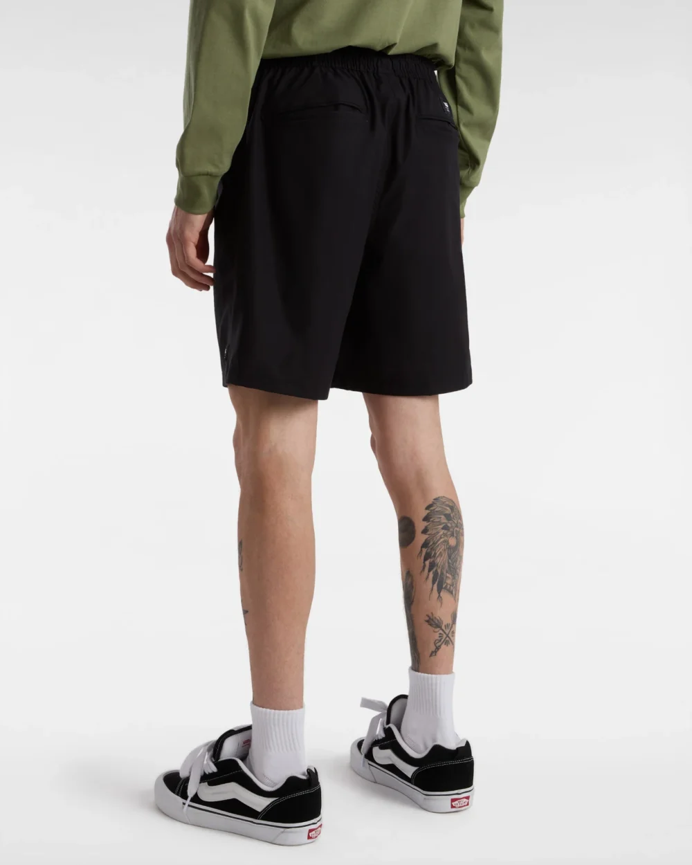 VANS - מכנסיים קצרים Range Relaxed Sport – V005ZYBLK – black – 2