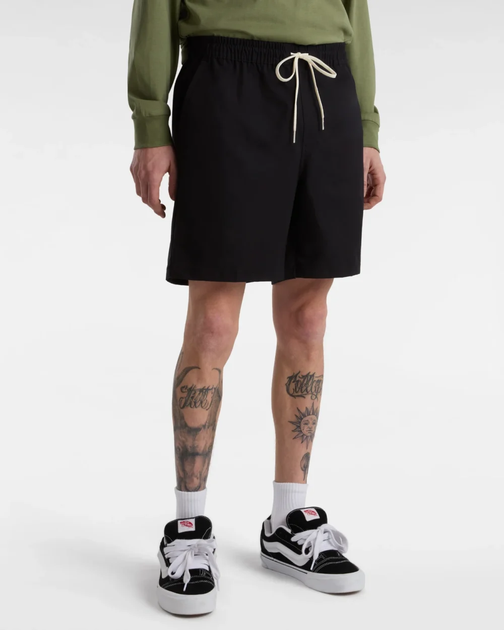 VANS - מכנסיים קצרים Range Relaxed Sport – V005ZYBLK – black – 1