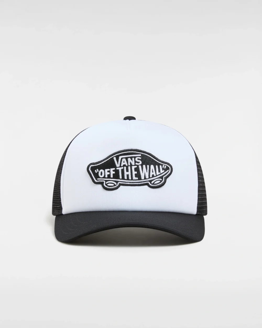 VANS - כובע Classic Patch Curved Bill Trucker – V0066XY28 – black-white – 1