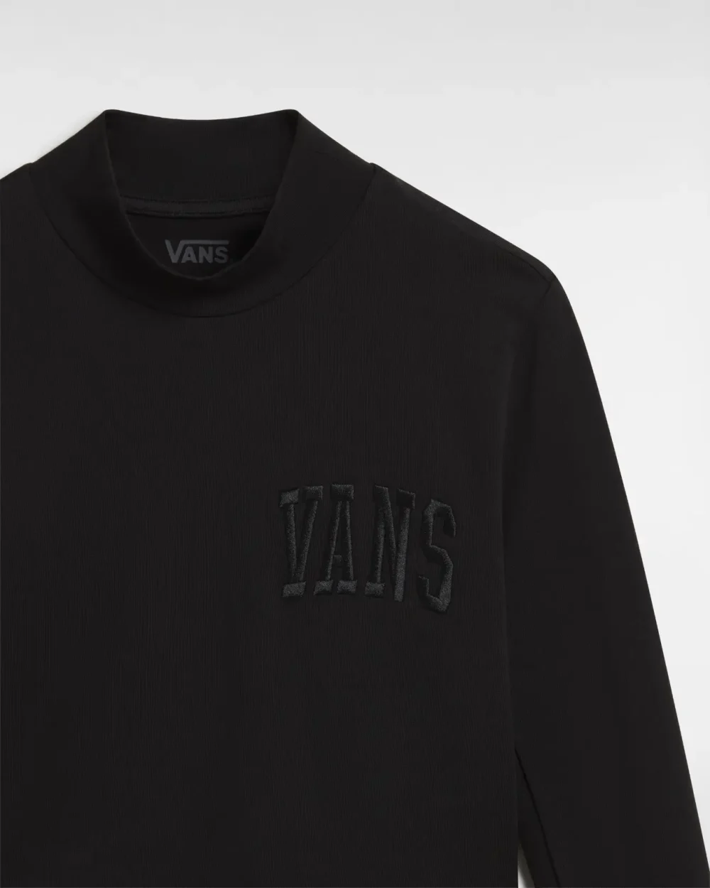 VANS - טי שירט ארוכה Mini Mock Neck – V007EZBLK – black – 6