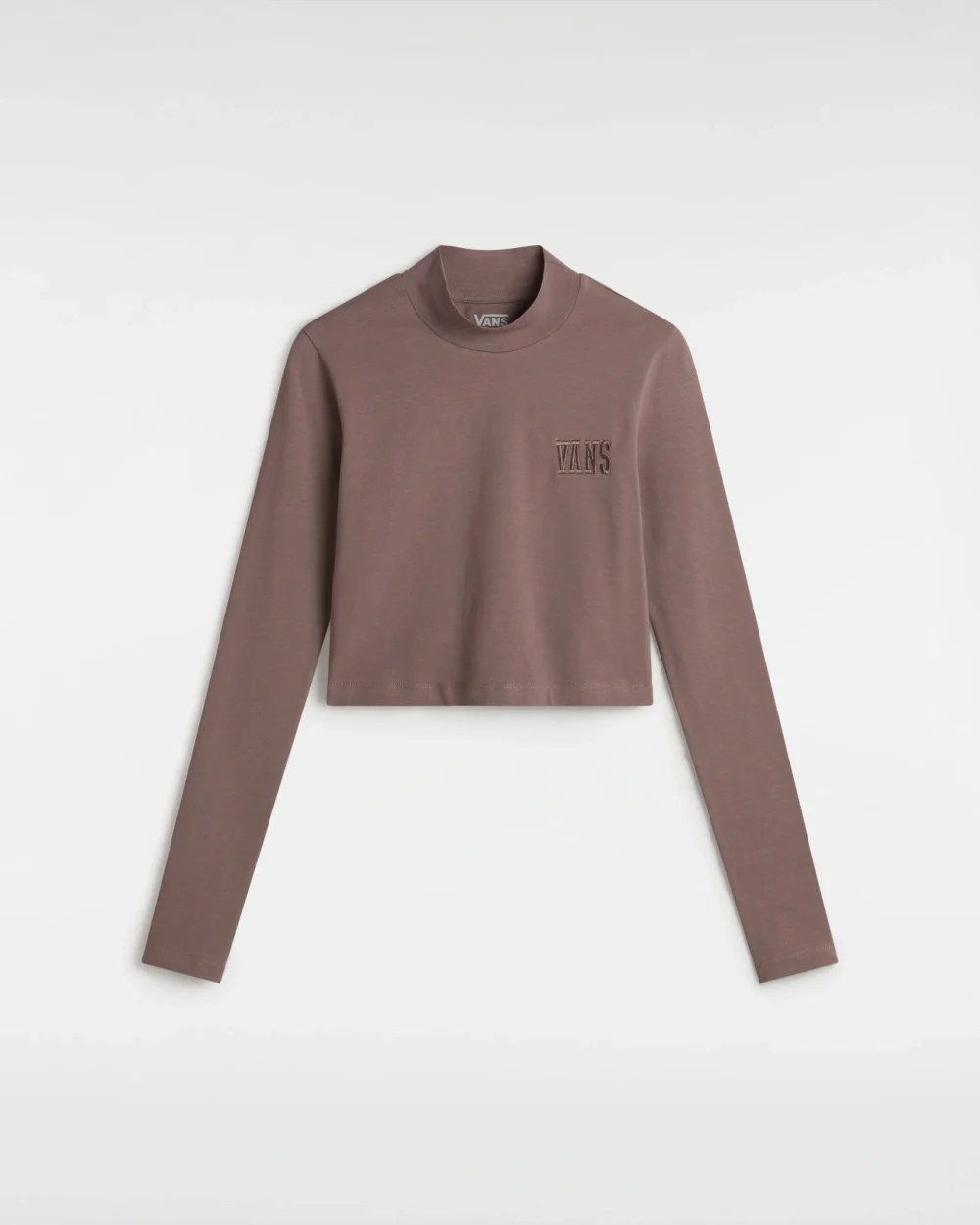 VANS - טי שירט ארוכה Mini Mock Neck – V007EZCHG – deep-taupe – 1