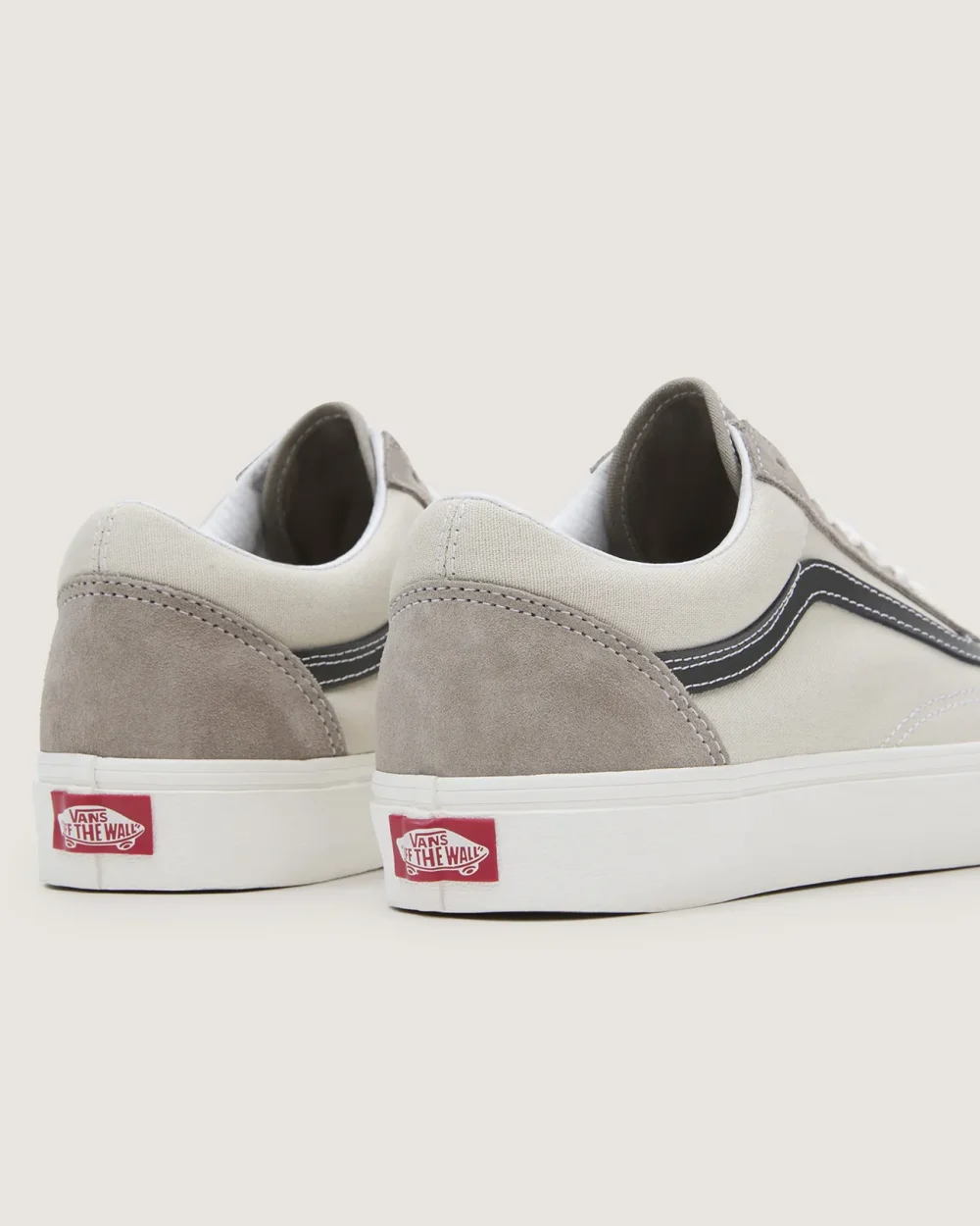 VANS - נעלי סניקרס Old Skool – V007NTCH8 – earth-tones-moon-rock – 4