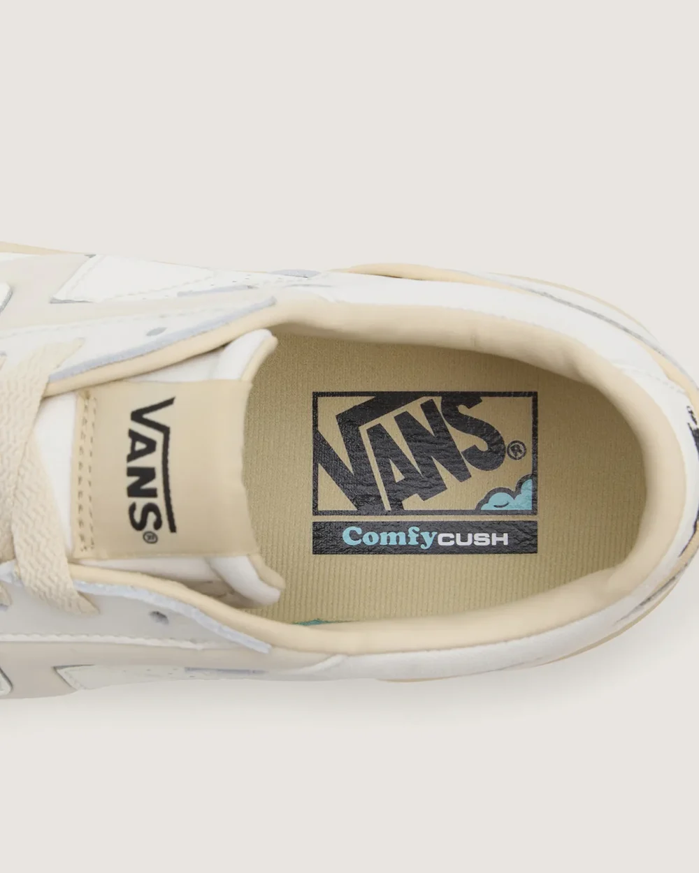 VANS - נעלי סניקרס Vintage Lowland Cc Jmp R – V007P2CD3 – vintage-marshmallow – 8