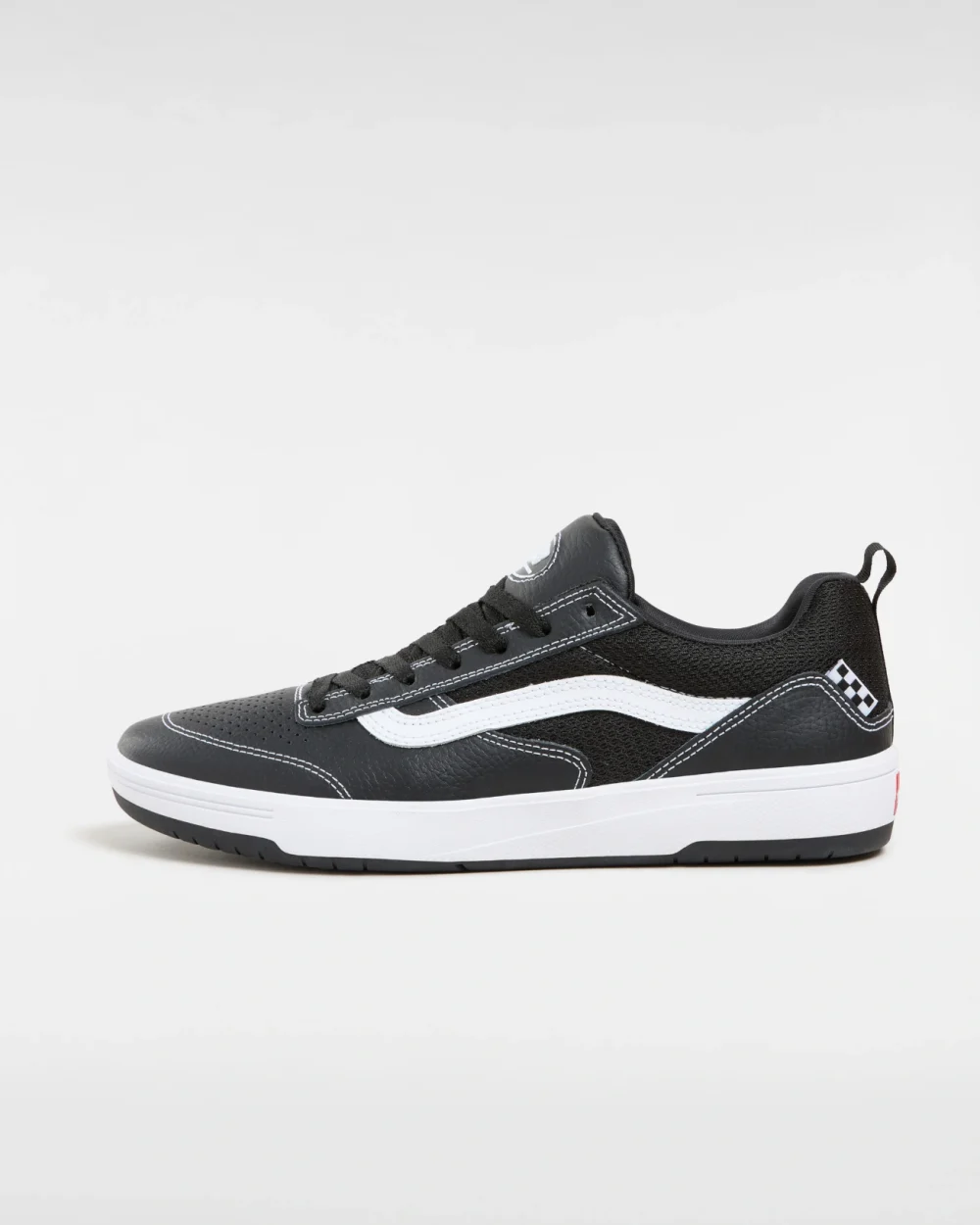 VANS - נעלי סקייט Zahba – V007QQBZW – leather-black-white – 1