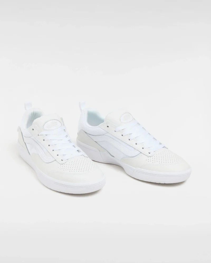 VANS - נעלי סקייט Zahba – V007QQWWW – leather-white-white – 1