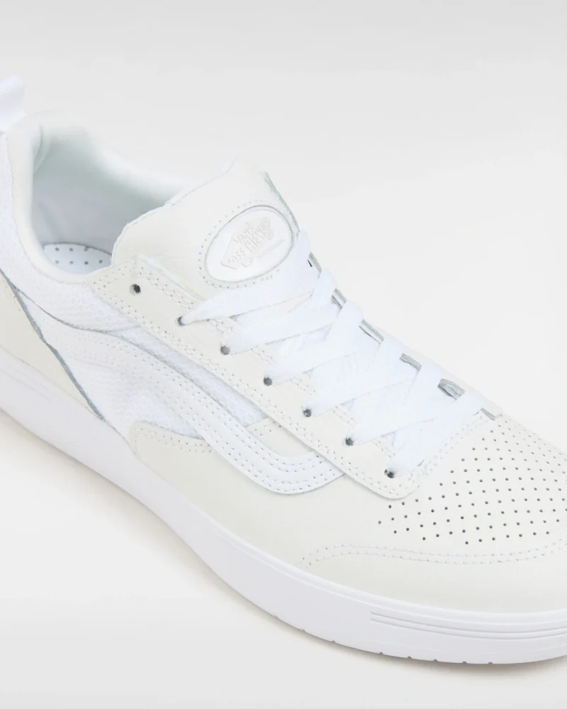 VANS - נעלי סקייט Zahba – V007QQWWW – leather-white-white – 3