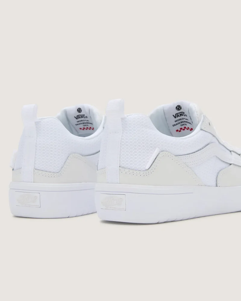 VANS - נעלי סקייט Zahba – V007QQWWW – leather-white-white – 6