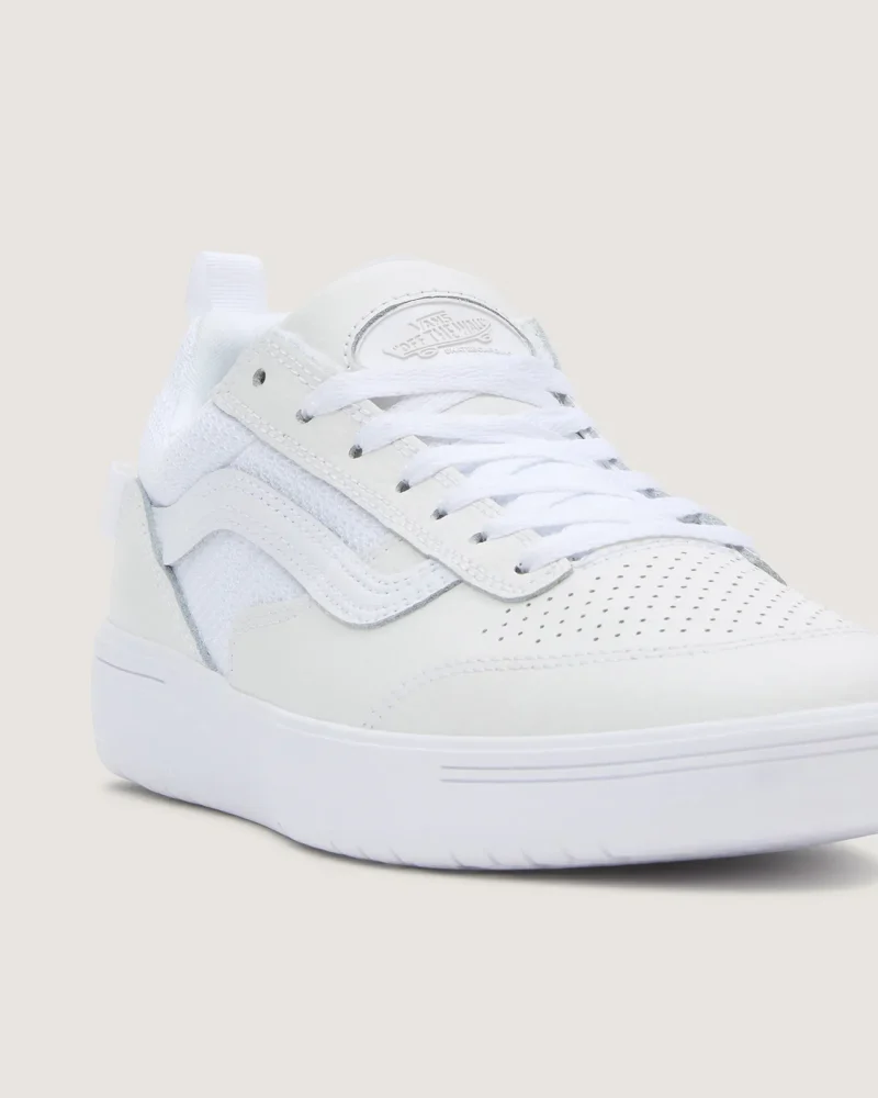 VANS - נעלי סקייט Zahba – V007QQWWW – leather-white-white – 7