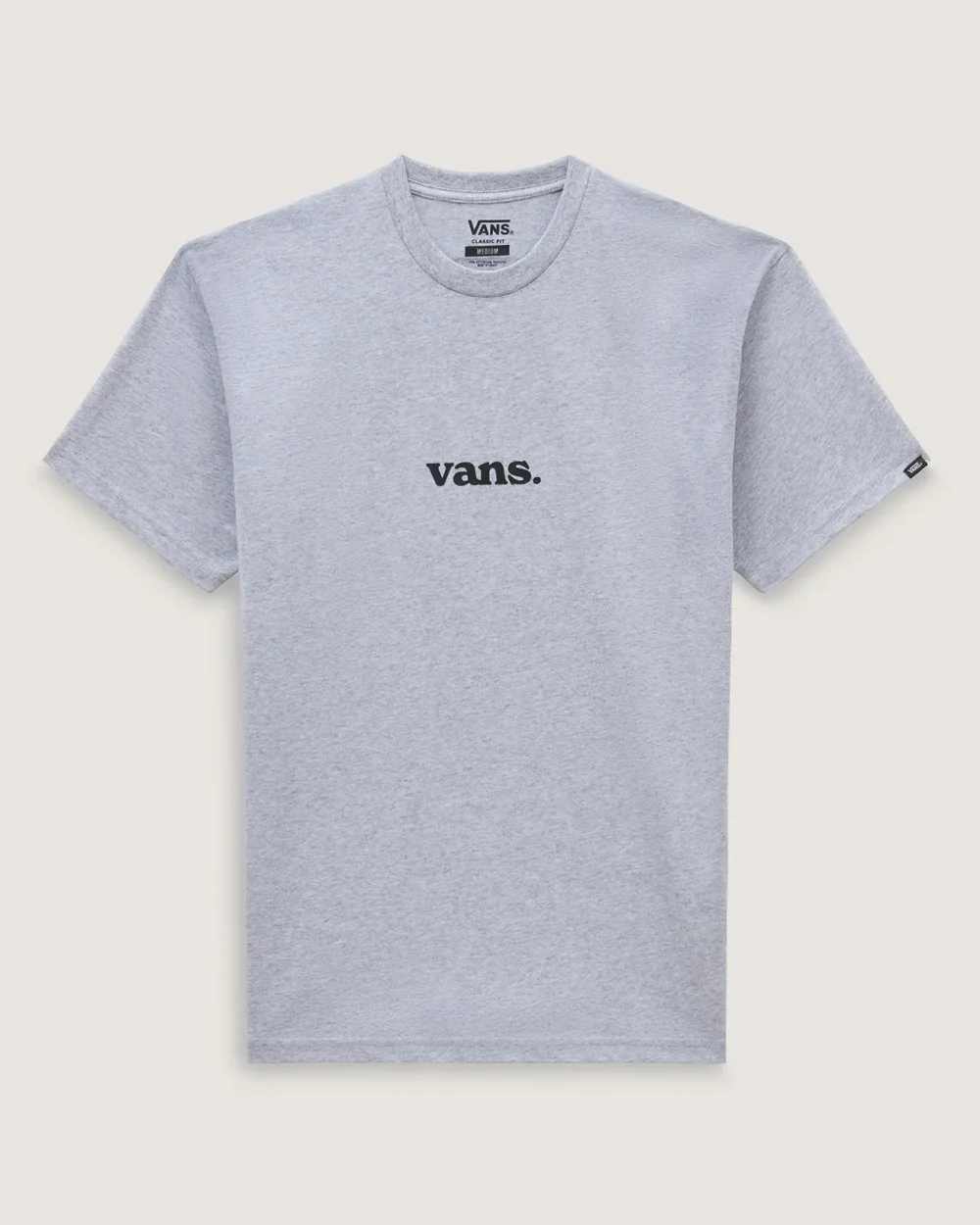 VANS - טי שירט Lower Corecase – V008TKATJ – athletic-heather-black – 1