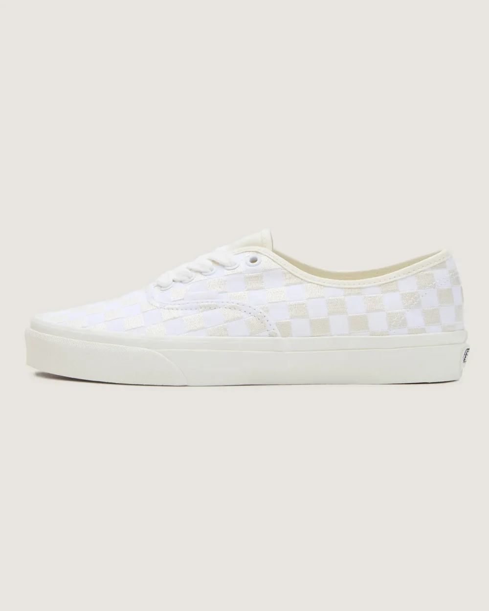 VANS - נעלי סניקרס Authentic – V009PVCJD – embroidered-checker-white – 1
