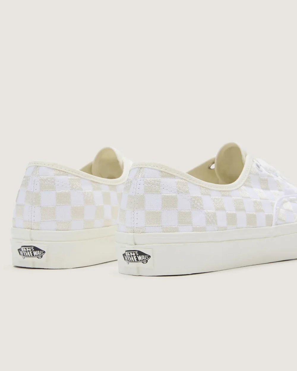 VANS - נעלי סניקרס Authentic – V009PVCJD – embroidered-checker-white – 6