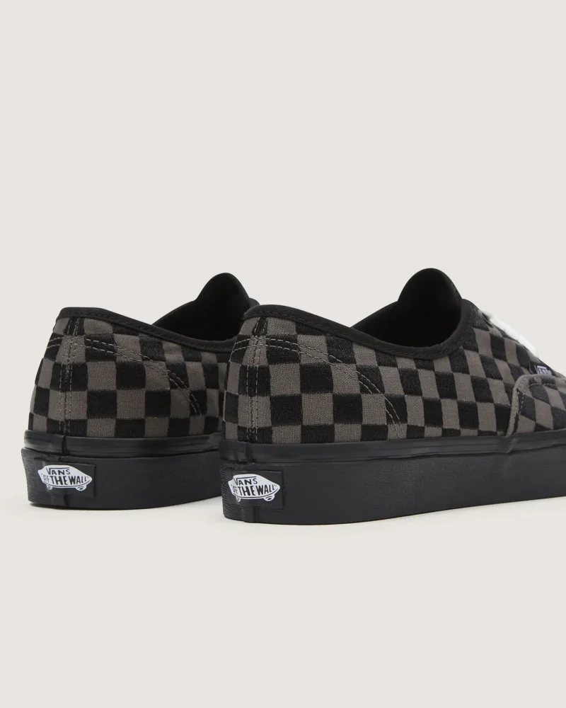 VANS - נעלי סניקרס Authentic – V009PVCJK – embroidered-checker-black – 6