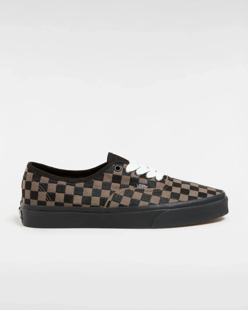 VANS - נעלי סניקרס Authentic – V009PVCJK – embroidered-checker-black – 5