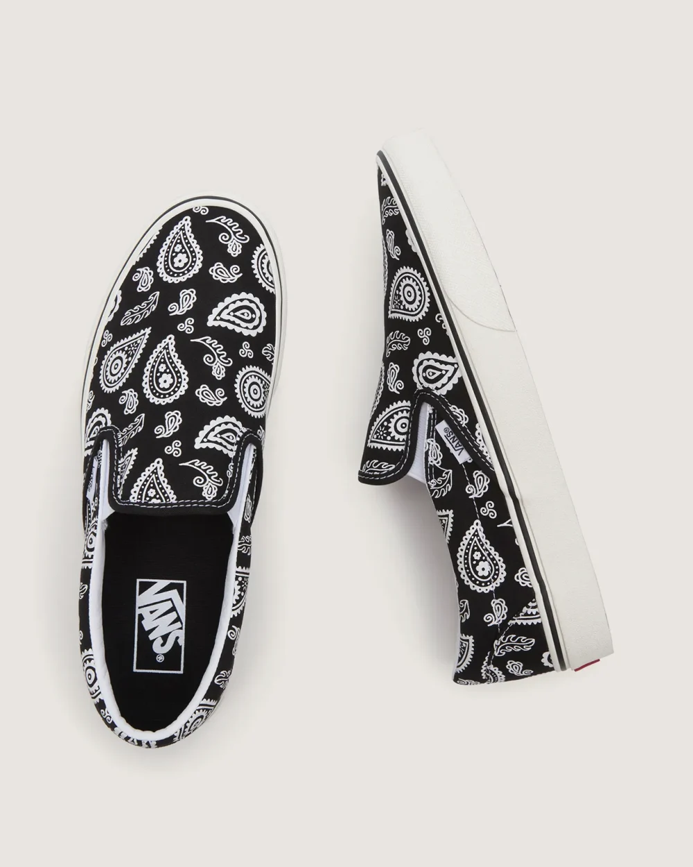 VANS - נעלי סניקרס Classic Slip-On – V009Q7BMA – primavera-paisley-black – 1