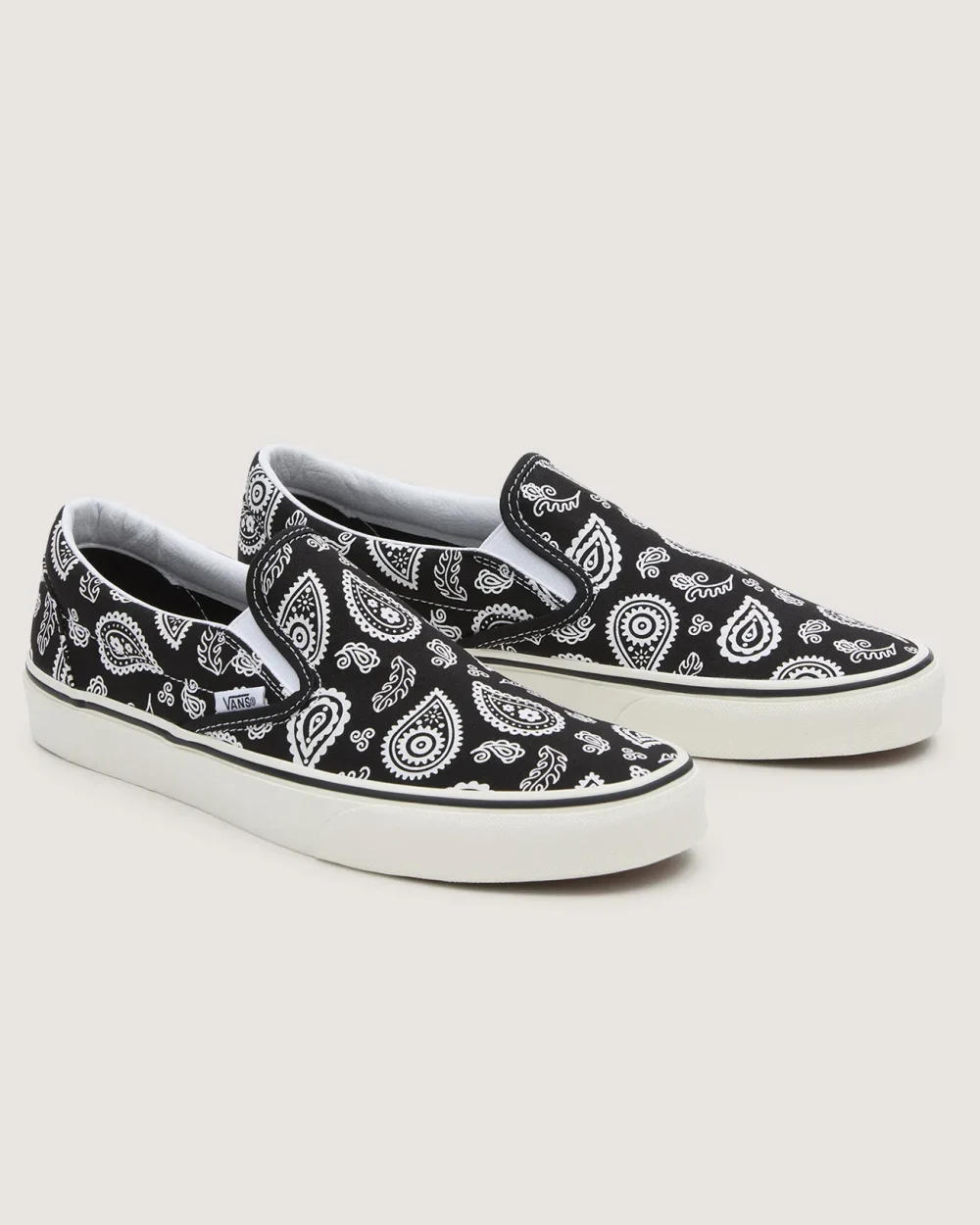 VANS - נעלי סניקרס Classic Slip-On – V009Q7BMA – primavera-paisley-black – 4