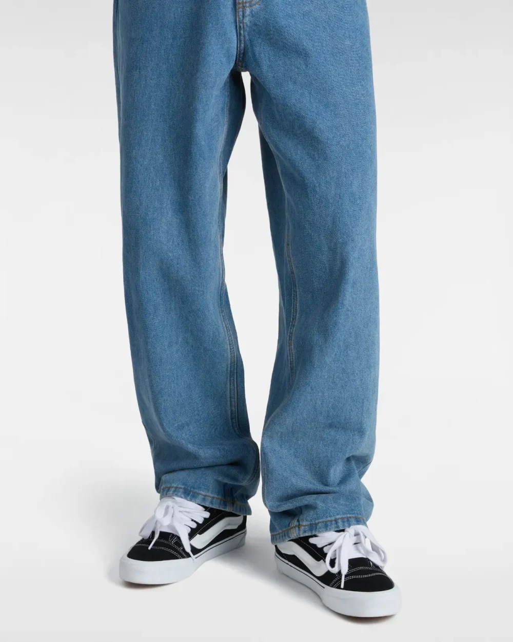 VANS - נעלי סניקרס Knu Skool – V009QC6BT – black-true-white – 4