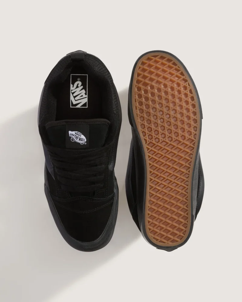 VANS - נעלי סניקרס Knu Skool – V009QCBKA – black-black – 2