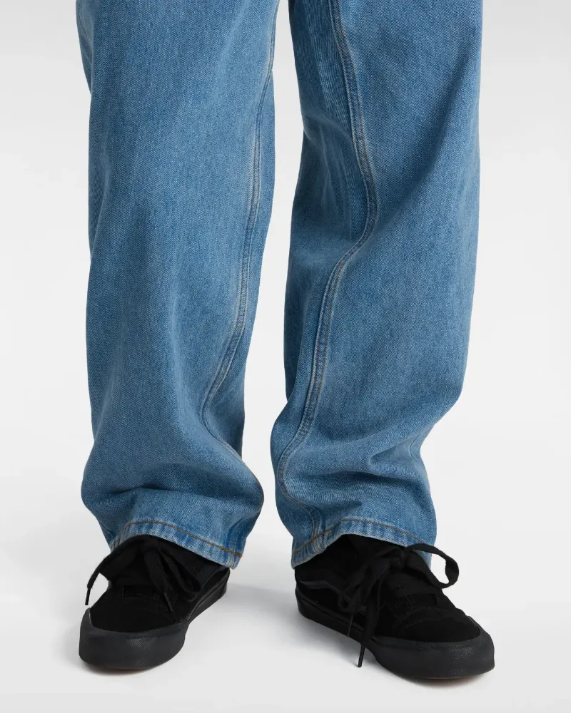 VANS - נעלי סניקרס Knu Skool – V009QCBKA – black-black – 4