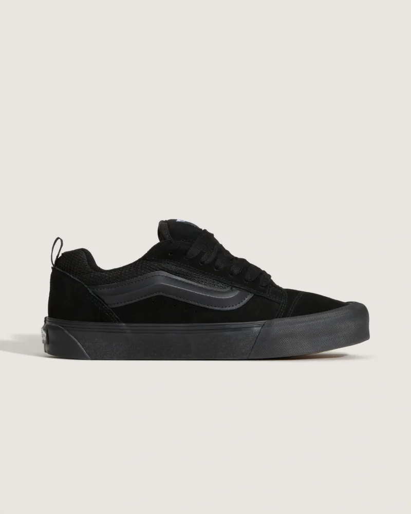 VANS - נעלי סניקרס Knu Skool – V009QCBKA – black-black – 5
