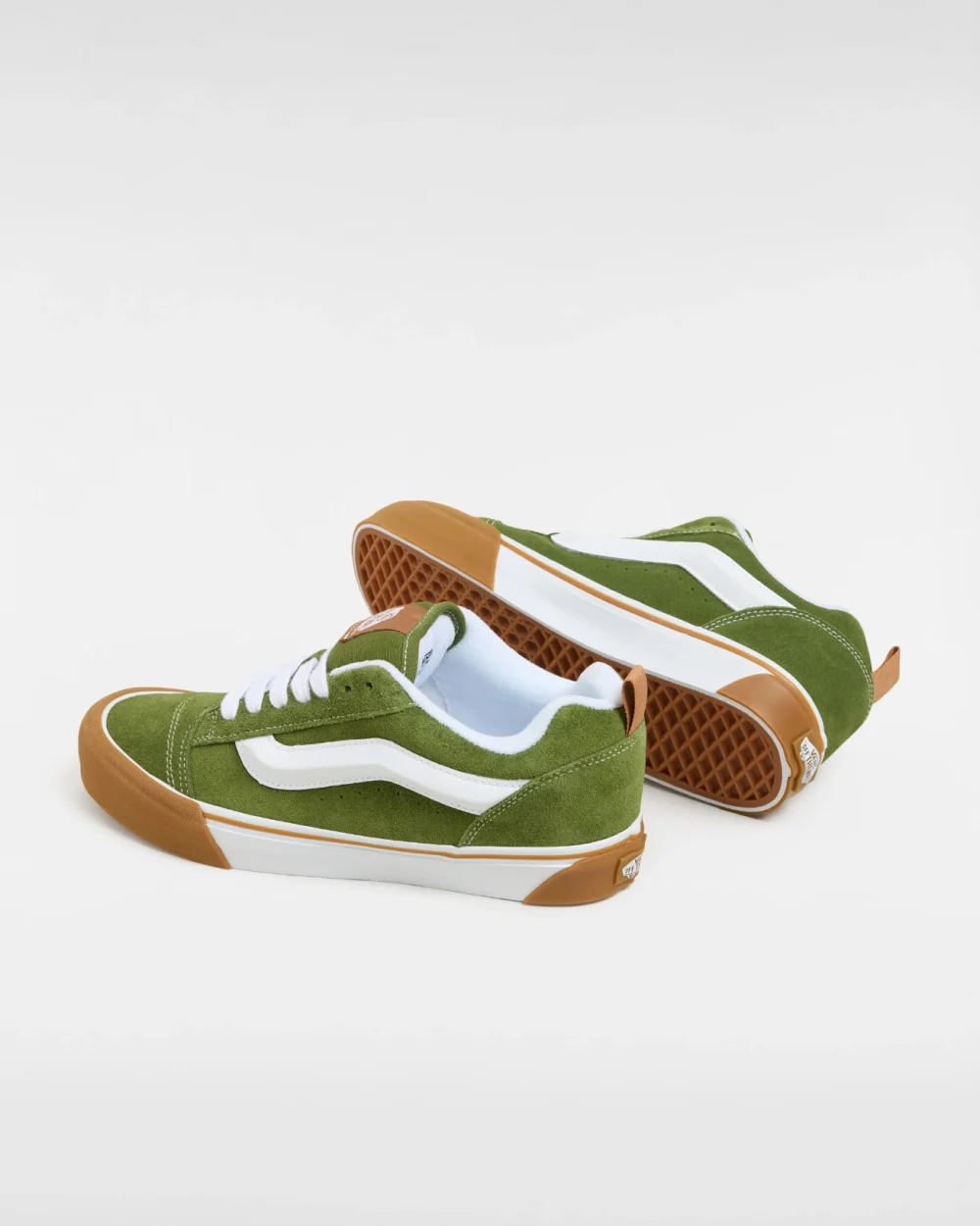 VANS - נעלי סניקרס Knu Skool – V009QCCIB – gum-bumper-pesto – 2