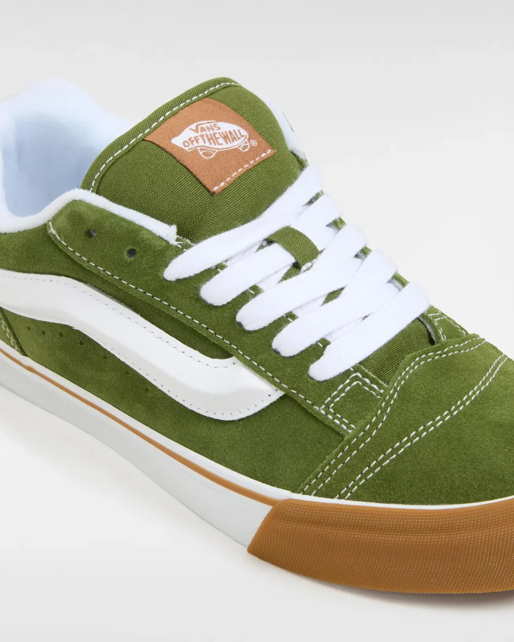 VANS - נעלי סניקרס Knu Skool – V009QCCIB – gum-bumper-pesto – 3