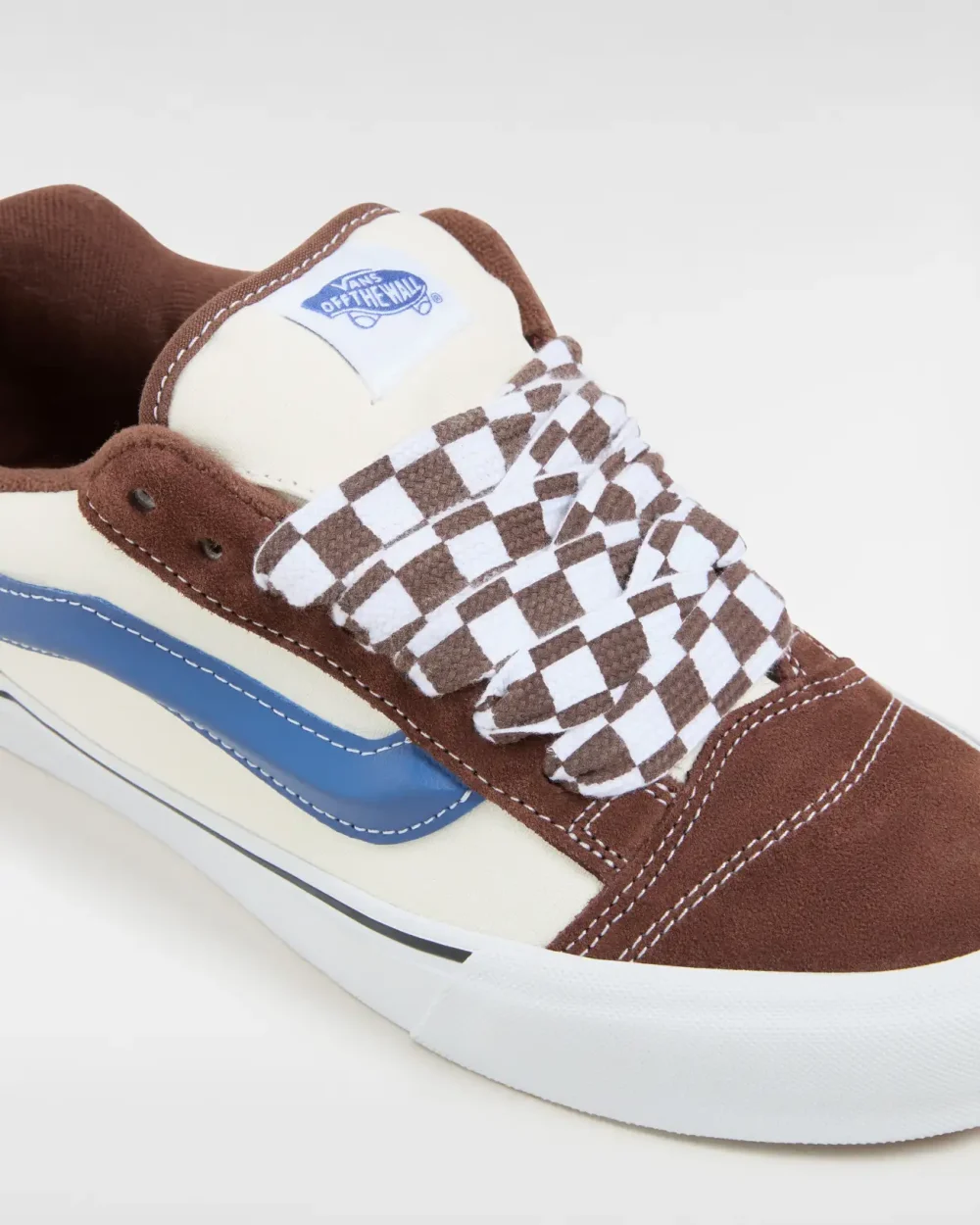 VANS - נעלי סניקרס Knu Skool – V009QCDMV – mega-check-potting-soil – 3