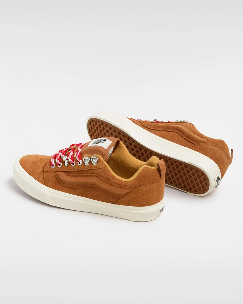 VANS - נעלי סניקרס Knu Skool – V009QCLBR – knu-vintage-light-brown – 2