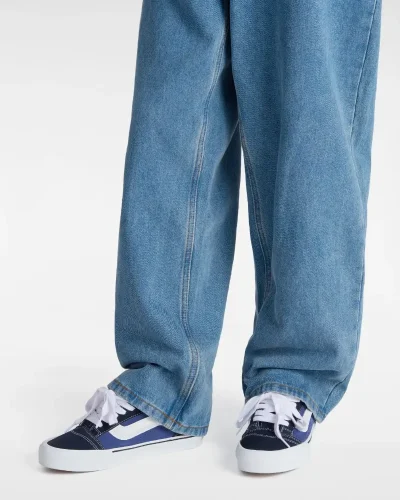 VANS - נעלי סניקרס Knu Skool – V009QCNWD – navy-true-white – 4