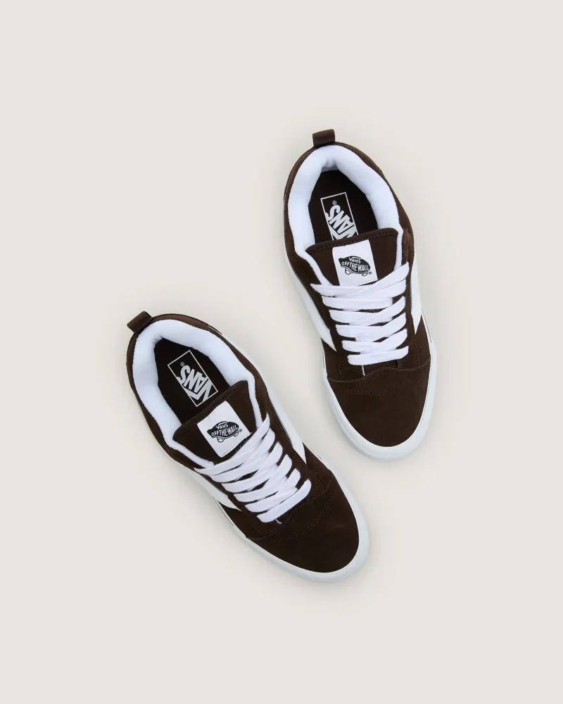 VANS - נעלי סניקרס Knu Skool – V009QCNWH – brown-white – 1