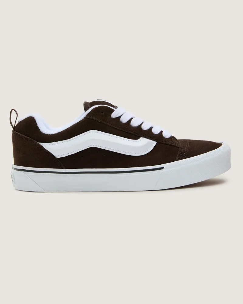 VANS - נעלי סניקרס Knu Skool – V009QCNWH – brown-white – 3