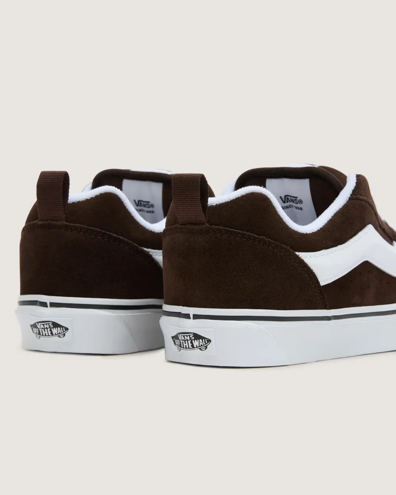 VANS - נעלי סניקרס Knu Skool – V009QCNWH – brown-white – 6
