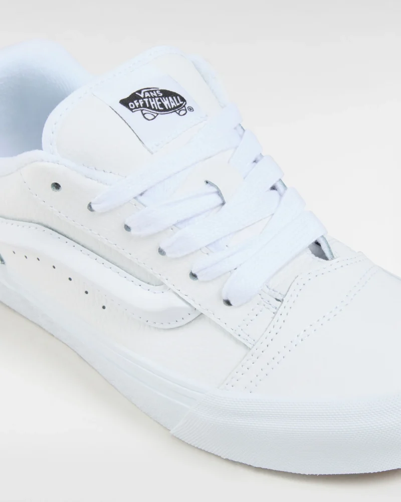 VANS - נעלי סניקרס Knu Skool – V009QCW00 – leather-true-white – 3