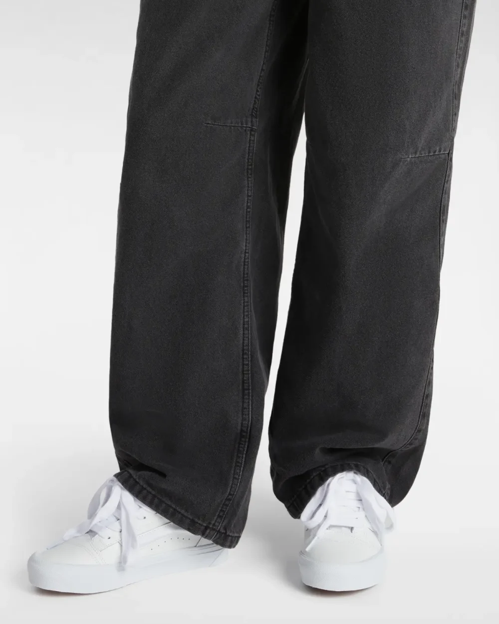 VANS - נעלי סניקרס Knu Skool – V009QCW00 – leather-true-white – 4