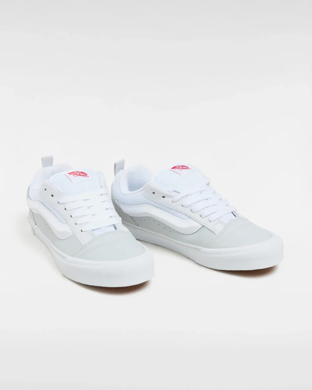 VANS - נעלי סניקרס Knu Skool – V009QCYF9 – retro-skate-white-red – 1